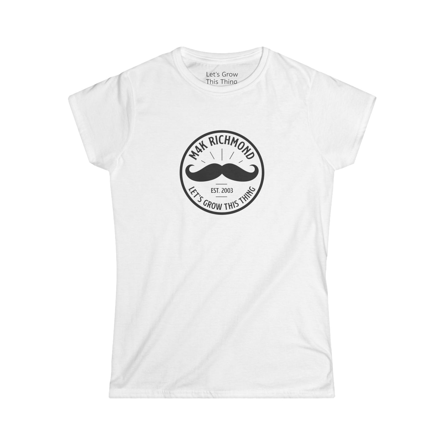 M4k Richmond Logo, Women's Softstyle Tee