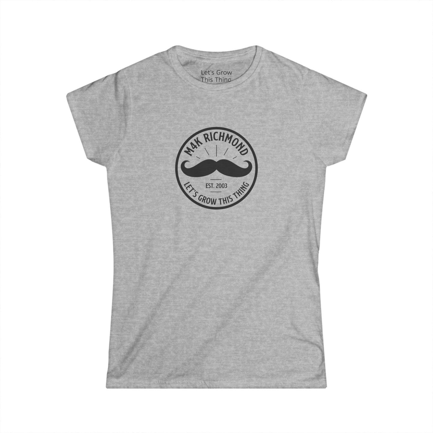 M4k Richmond Logo, Women's Softstyle Tee