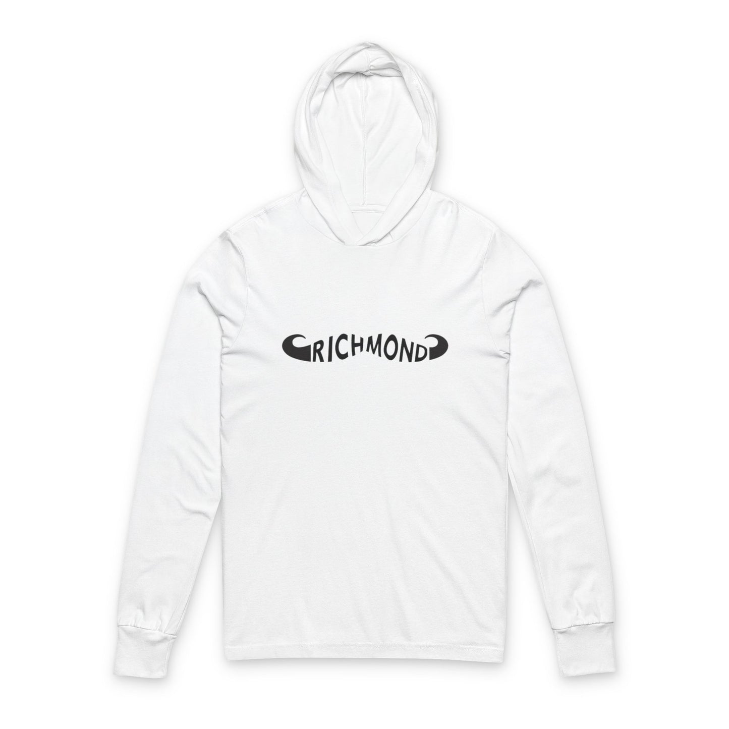 Richmond Handlebar, Unisex Hooded Long Sleeve Tee