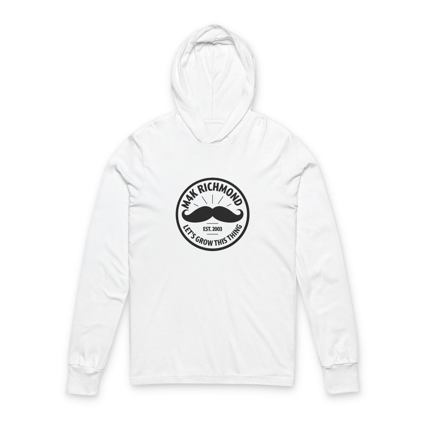 M4K Richmond Logo, Unisex Hooded Long Sleeve Tee