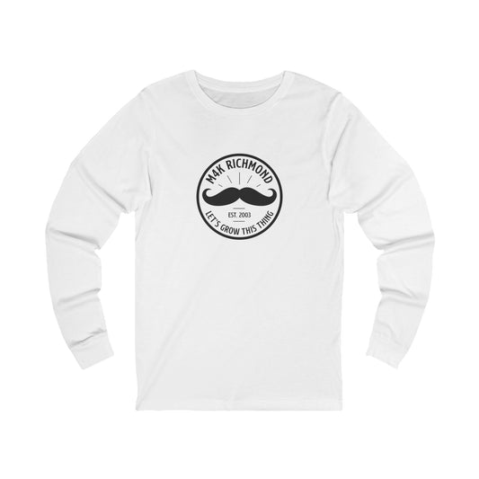 M4K Richmond Logo, Long Sleeve Tee -  Unisex Ringspun Cotton