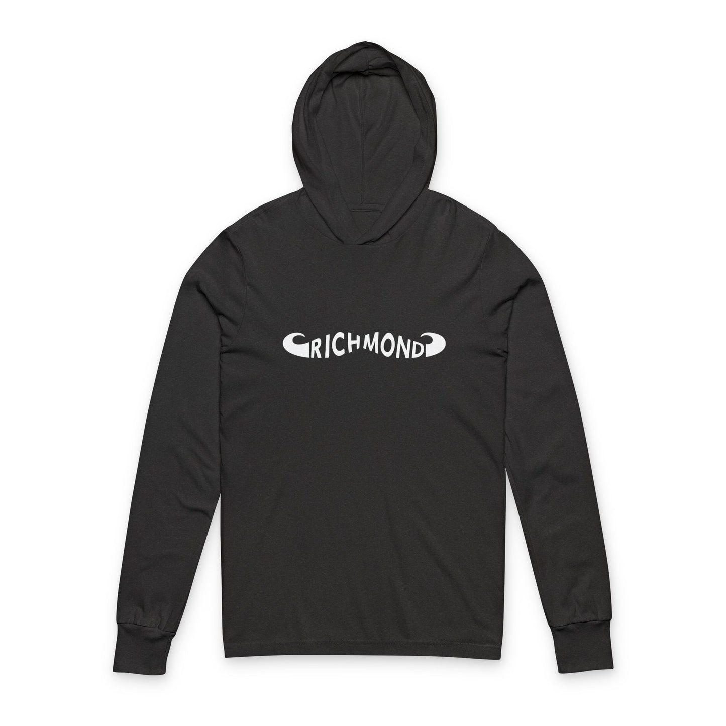Richmond Handlebar, Unisex Hooded Long Sleeve Tee